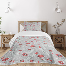 Make up Fashion Design Bedspread Set