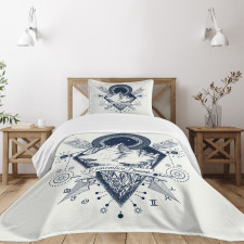 Boho Mountains Arrows Bedspread Set