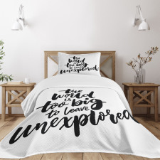 Explore the World Bedspread Set