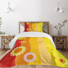 Wheat Farm House Theme Bedspread Set