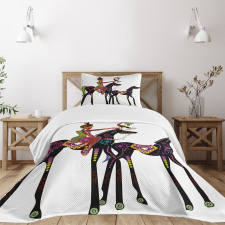 Abstract Design Bedspread Set