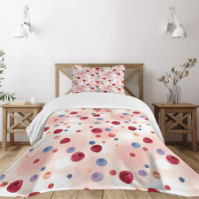 Berries Food Abstract Bedspread Set