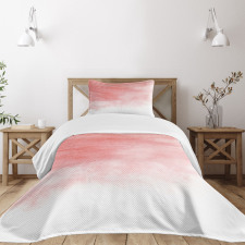 Watercolor Ombre Brush Bedspread Set