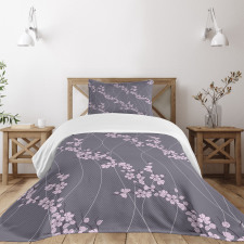 Japanese Sakura Bedspread Set