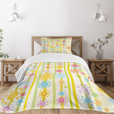 Colorful Cartoon Style Bedspread Set
