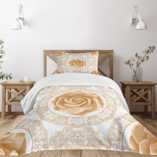 Rose Florets Bedspread Set