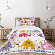 Happy Dancing Animals Bedspread Set