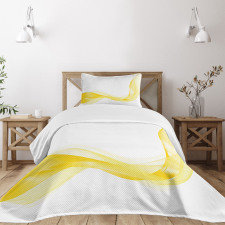 Lines Waves Bedspread Set