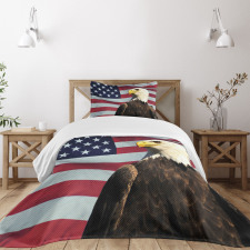 US Flag Country Bedspread Set