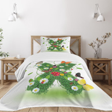 Spring Themed Alphabet Bedspread Set