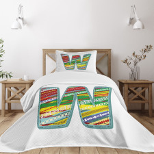 W Boho Eastern African Bedspread Set
