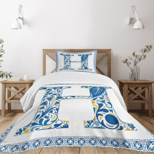 Azulejo Frame Bedspread Set