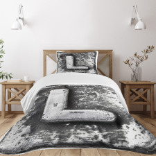 Baroque Word Design L Bedspread Set