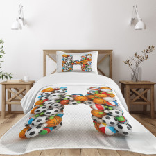 Gaming Balls Sports Bedspread Set