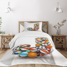 Sporting Theme J Bedspread Set