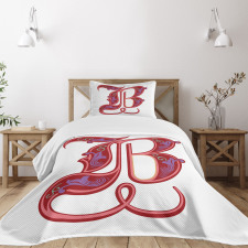 Gothic Abstract B Sign Bedspread Set