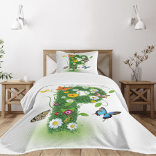 Lively Summer Wings Bedspread Set