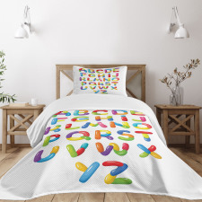 Cheerful Kids Design Bedspread Set