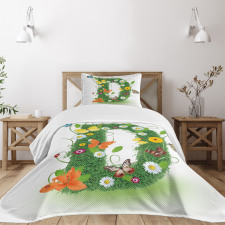 Exotic Abloom Wings Bedspread Set