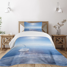 Icy Boat Sunny Weather Bedspread Set