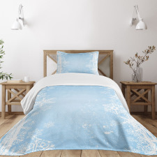 Christmas Snowflake Soft Bedspread Set