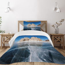 Lake Baikal in Siberia Bedspread Set