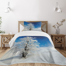 Lonely Tree Rural Land Bedspread Set