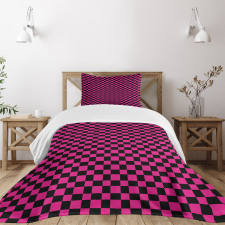 Gingham Checks Vibrant Bedspread Set