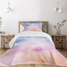 Soft Nebula Bedspread Set