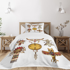 Animal Totems Bedspread Set