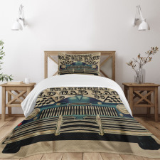 Traditional Old Race Car Bedspread Set