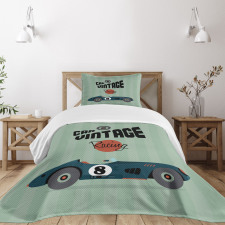 Classic Design Racing Bedspread Set