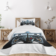 Super Fast Vehicle Back Bedspread Set