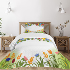 Fall Nature Bedspread Set