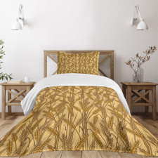 Cereal Ears Rural Field Bedspread Set