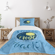 Astronomy Space Map Bedspread Set