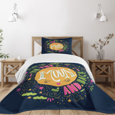 Romance Shapes Bedspread Set