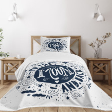 Happy Words Comet Bedspread Set