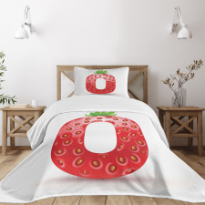 Vibrant Fruit Capital Bedspread Set