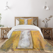 Written Language Sign Bedspread Set