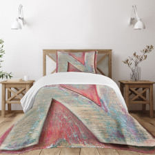 Sketch Colorful N Art Bedspread Set