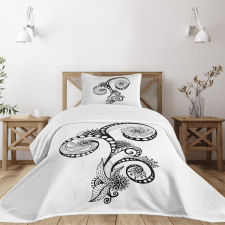 Body Art Doodle Bedspread Set