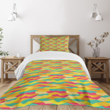 Funky Tiles Bedspread Set