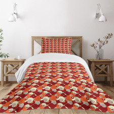 Colorful Spiral Lines Bedspread Set