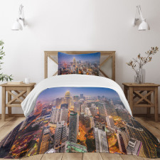 City Skyline District Bedspread Set