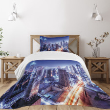 Dubai Downtown Modern UAE Bedspread Set