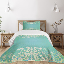Flora Curlicues Bedspread Set