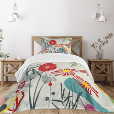 Dandelions Garden Botany Bedspread Set