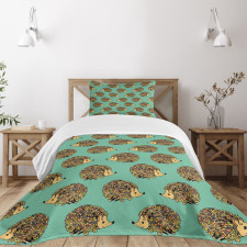 Cartoon Style Fun Bedspread Set