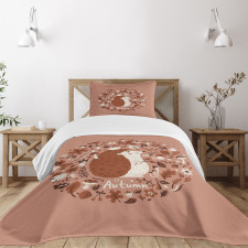 Autumn Elements Pine Bedspread Set